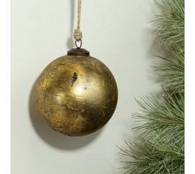 Antique Gold Round Ornament
