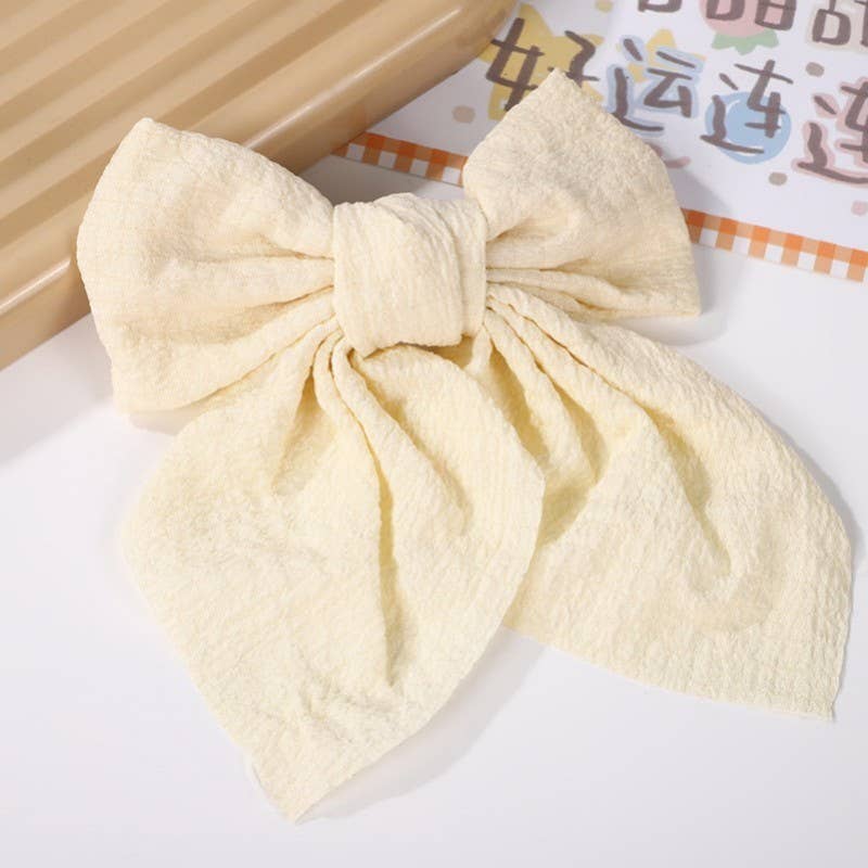 Ditzy Organza Bow Ribbon Hair Clips
