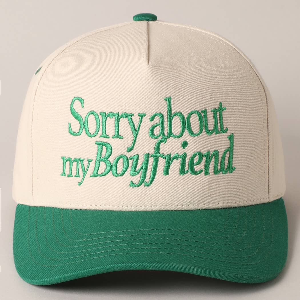 Sorry about my Girlfriend/Boyfriend Trucker Hat