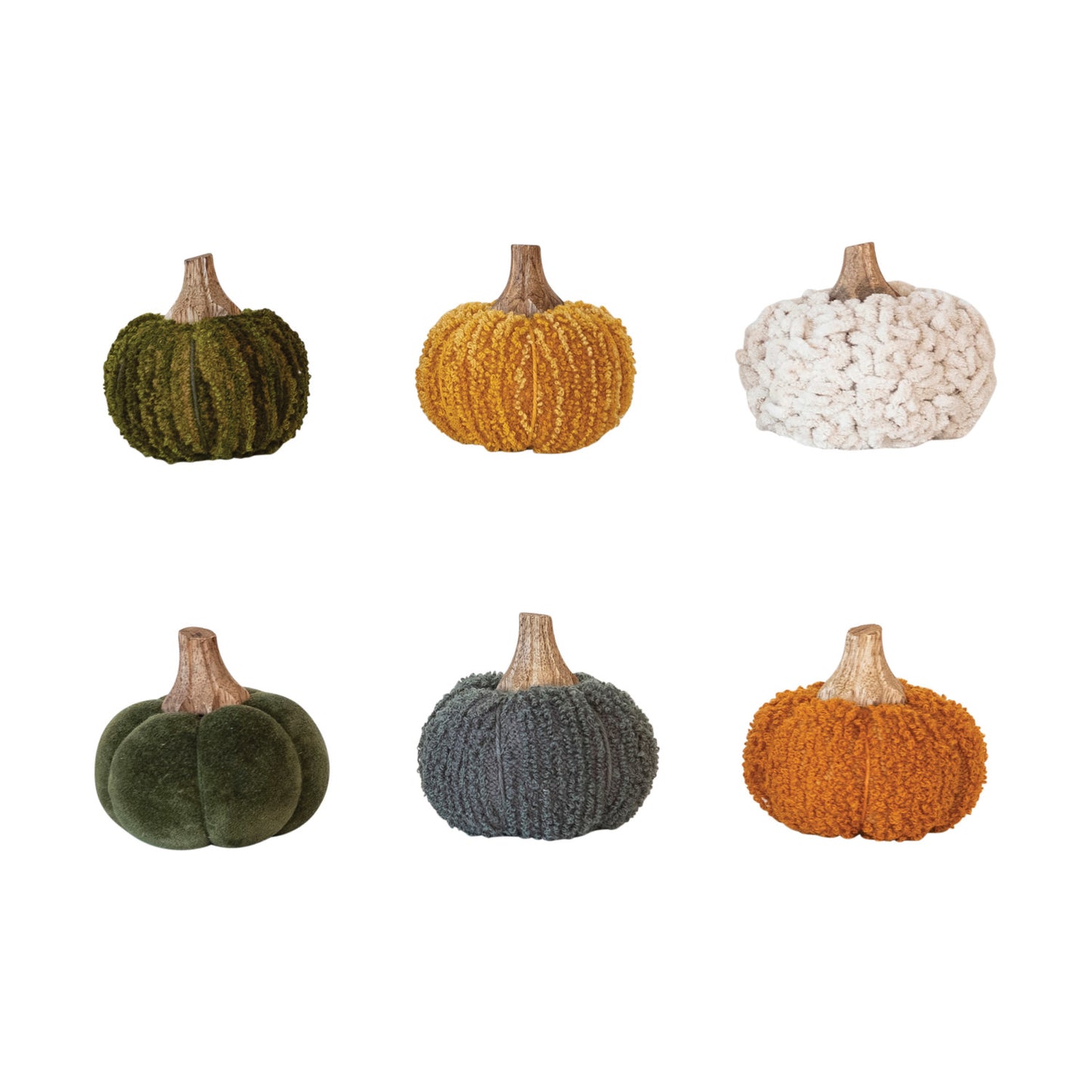 Velvet & Boucle' Pumpkins