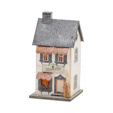 Spooky Lighted Village Paper Houses