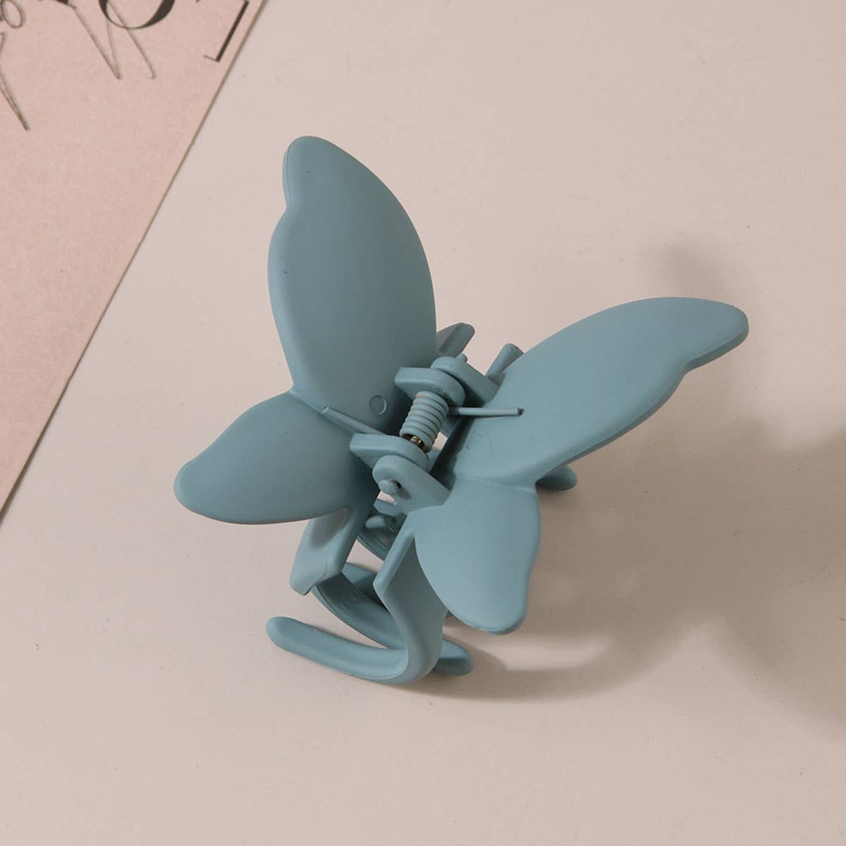 Matte Butterfly Hair Claw Clips