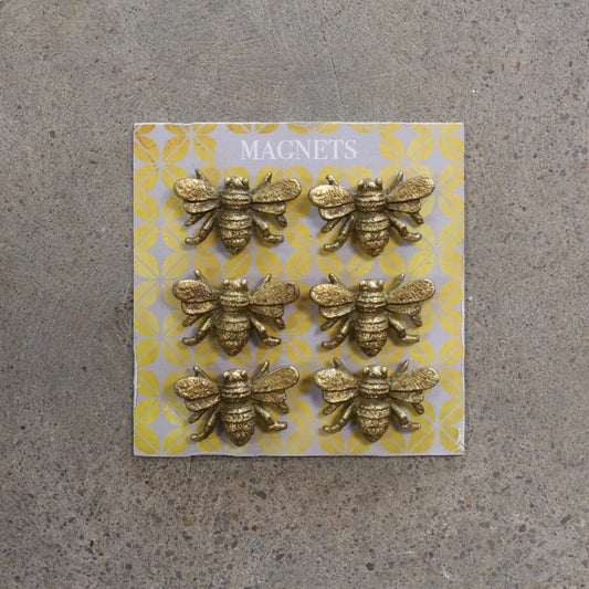 Golden Bee Magnets