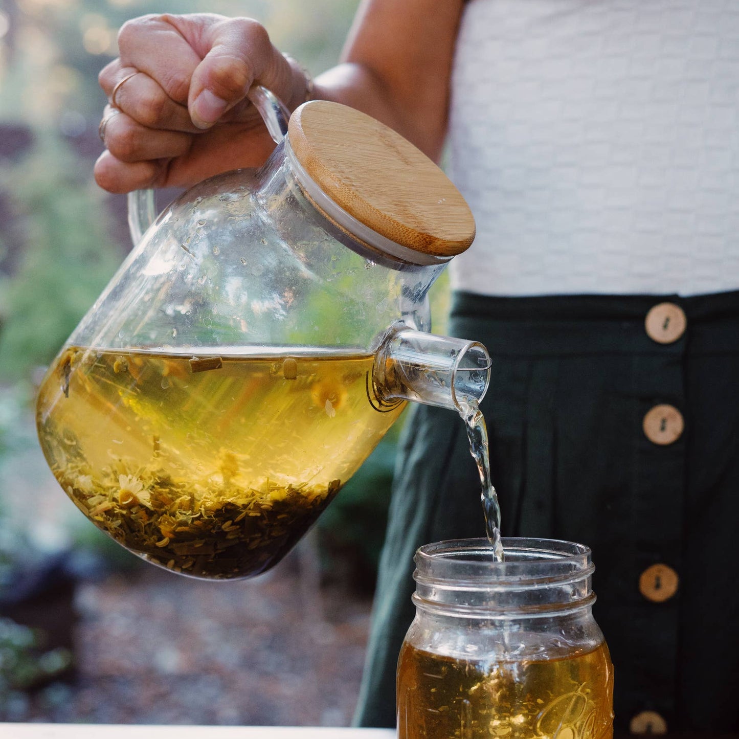 Heat-Resistant Glass Teapot