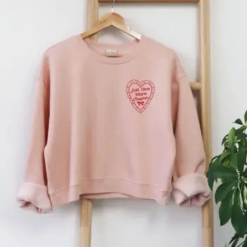 Just One More Chapter Mid Cropped Sweatshirt
