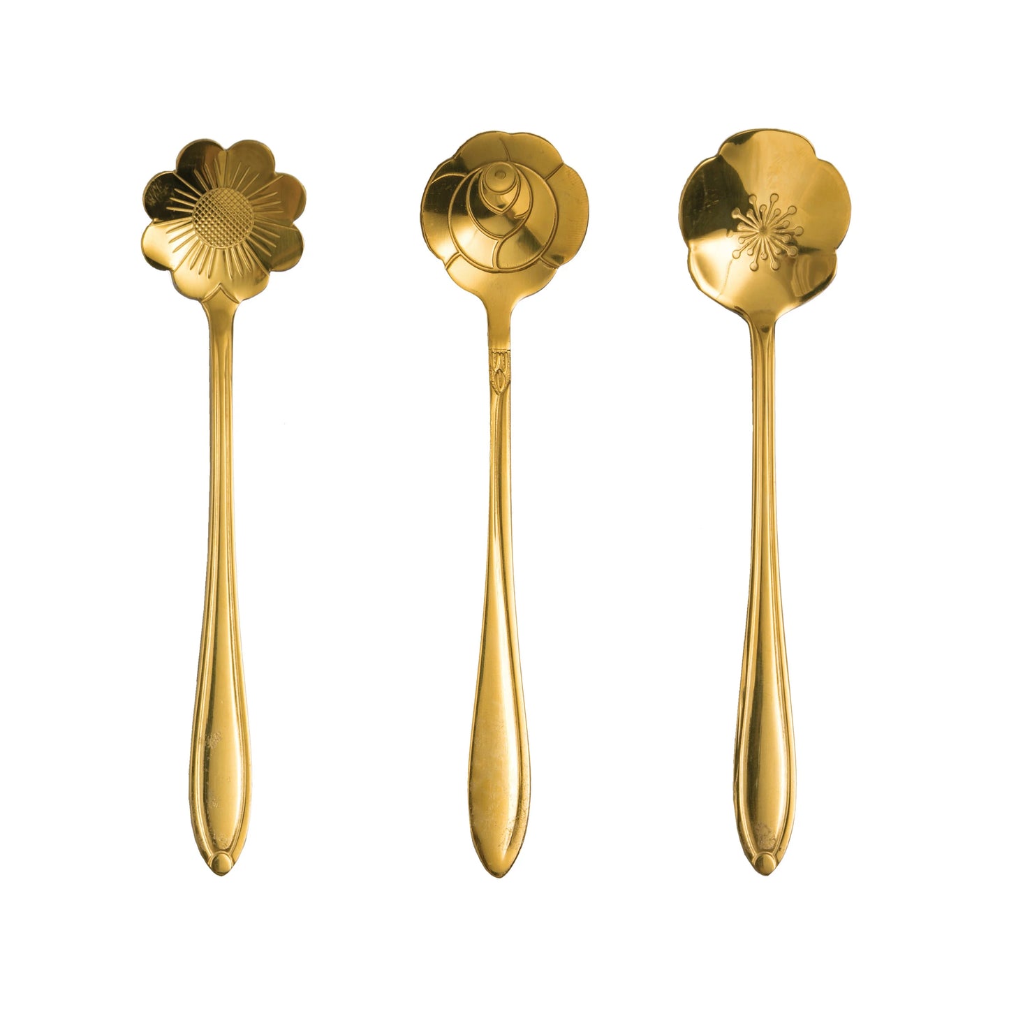Stainless Steel Flower Spoons