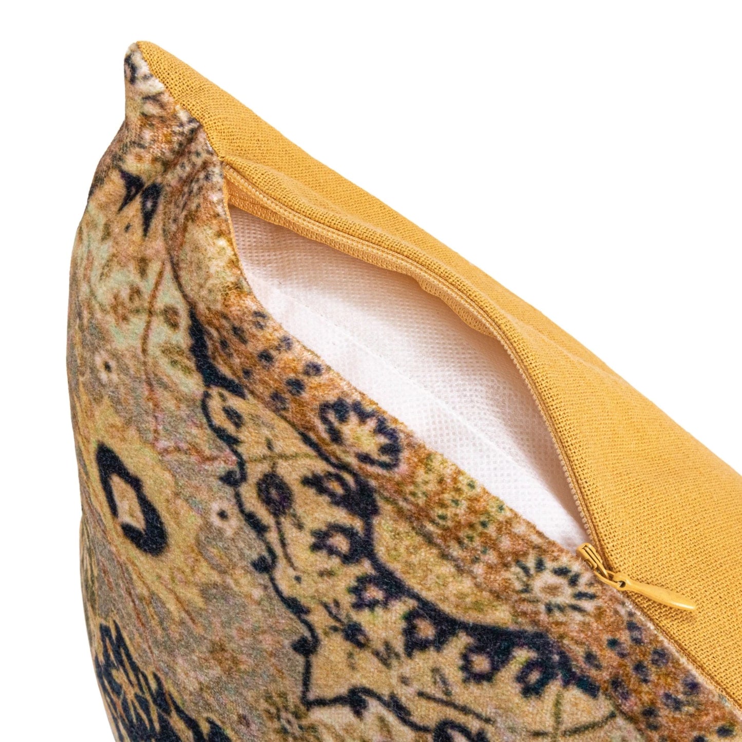 Bohemian Blue Velvet Pillow