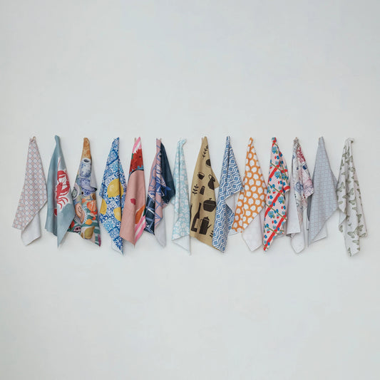 Honeycomb Pattern Recycled Microfiber Tea Towel