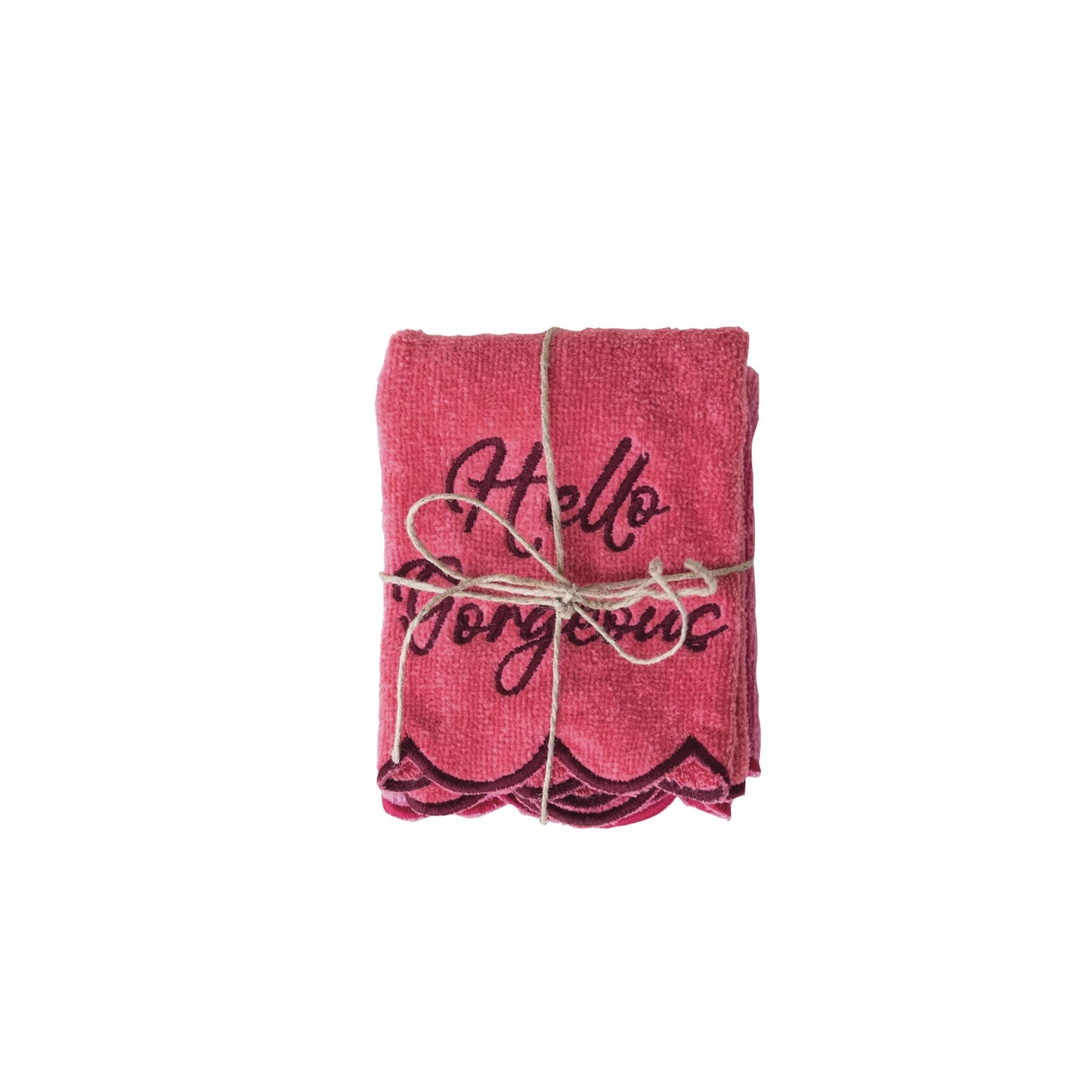 Hello Gorgeous Cotton Wash Cloths