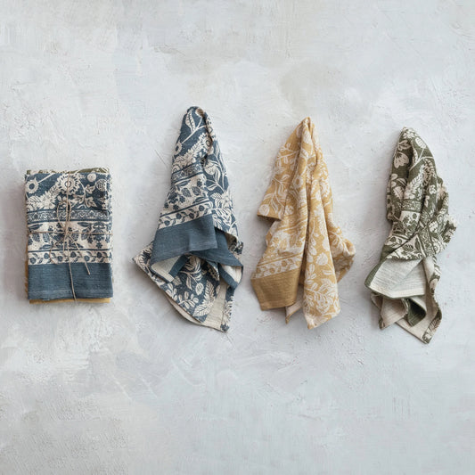 Boho Floral Tea Towels
