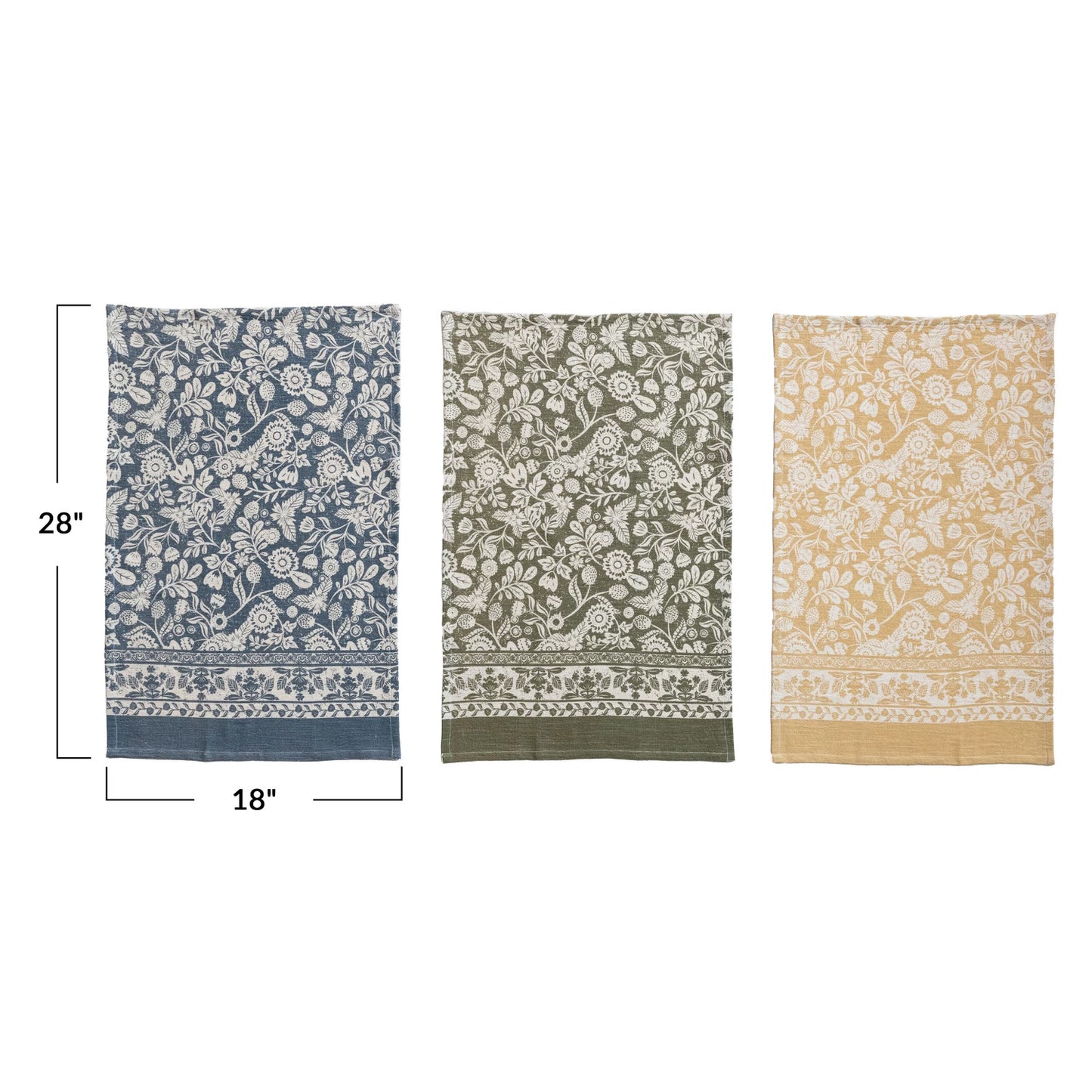 Boho Floral Tea Towels
