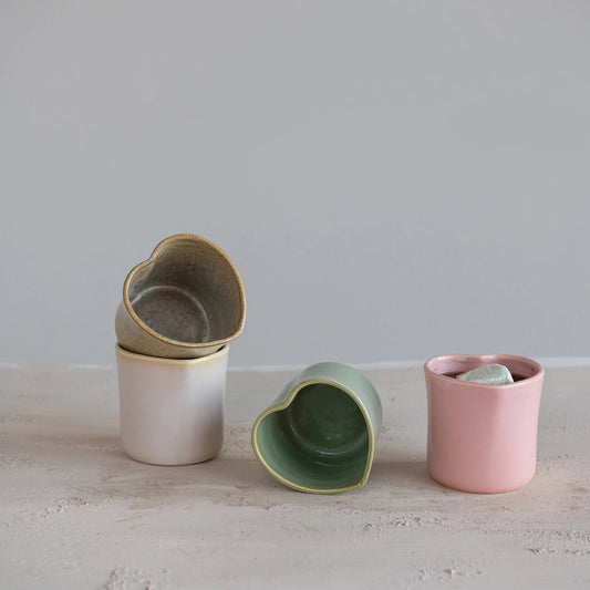 Heart Shaped Handless Mug