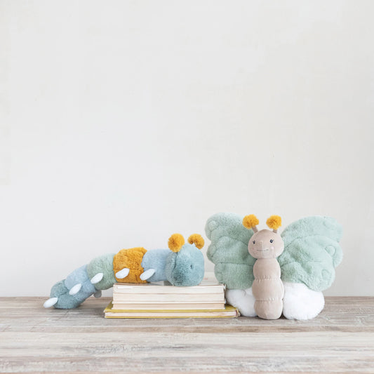 Plush Caterpillar + Butterfly