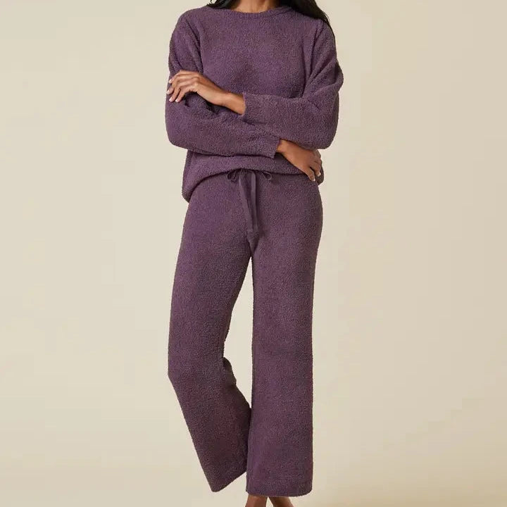 Marshmallow Crew Neck Lounge Top