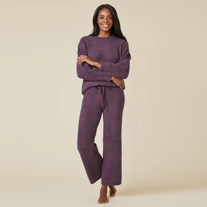 Marshmallow Crew Neck Lounge Top