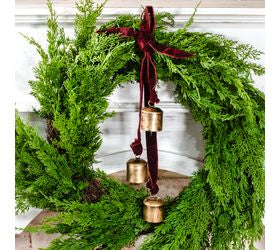 19" Red Velvet Bell Hanger