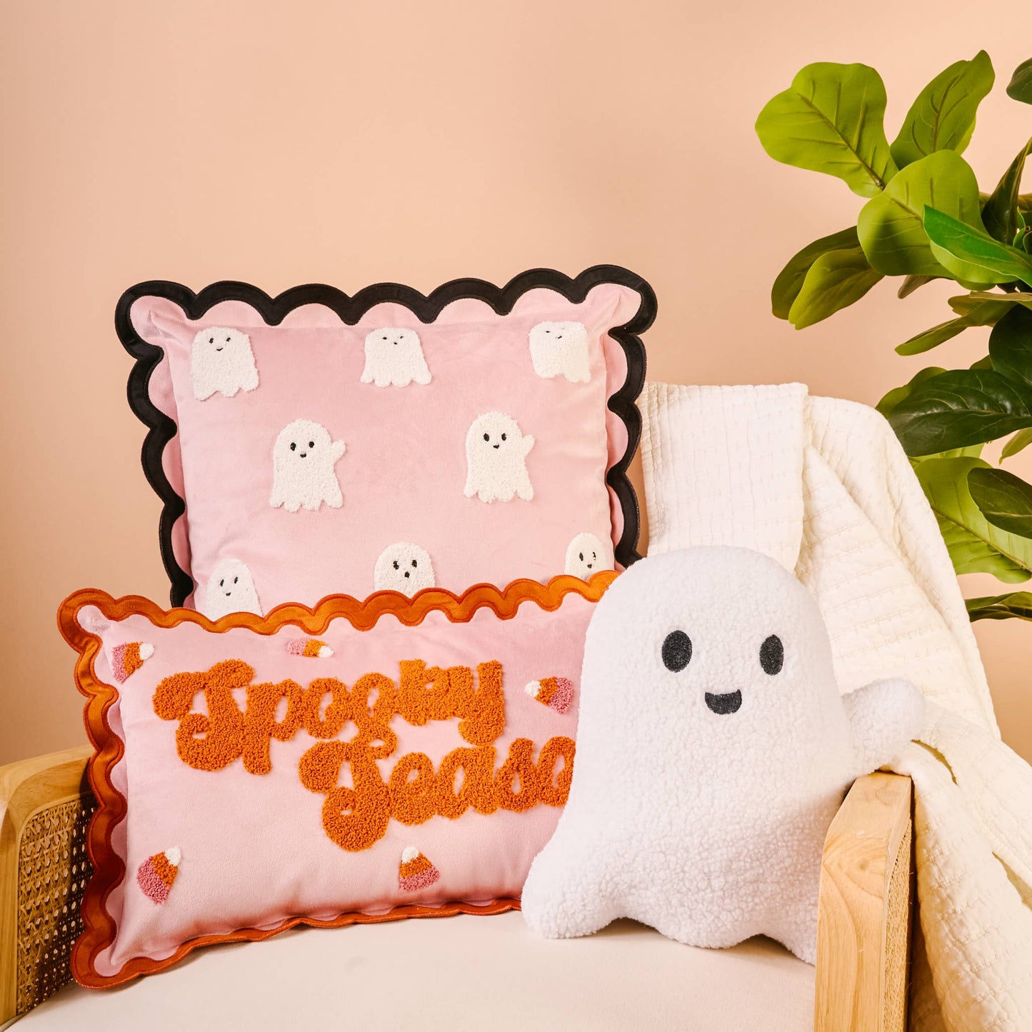 Ghost Throw Pillow