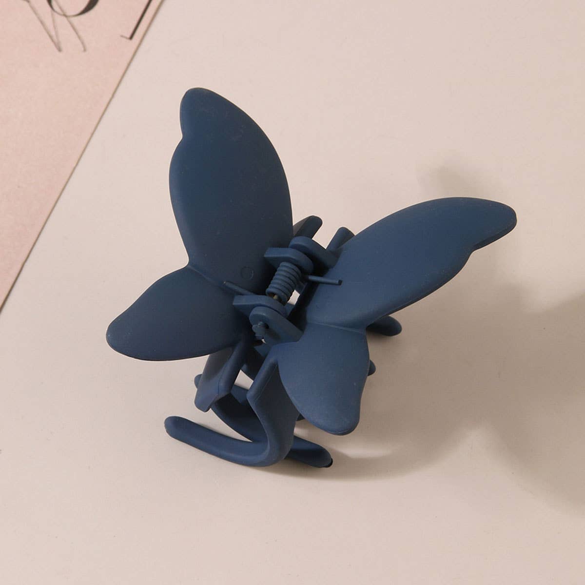 Matte Butterfly Hair Claw Clips