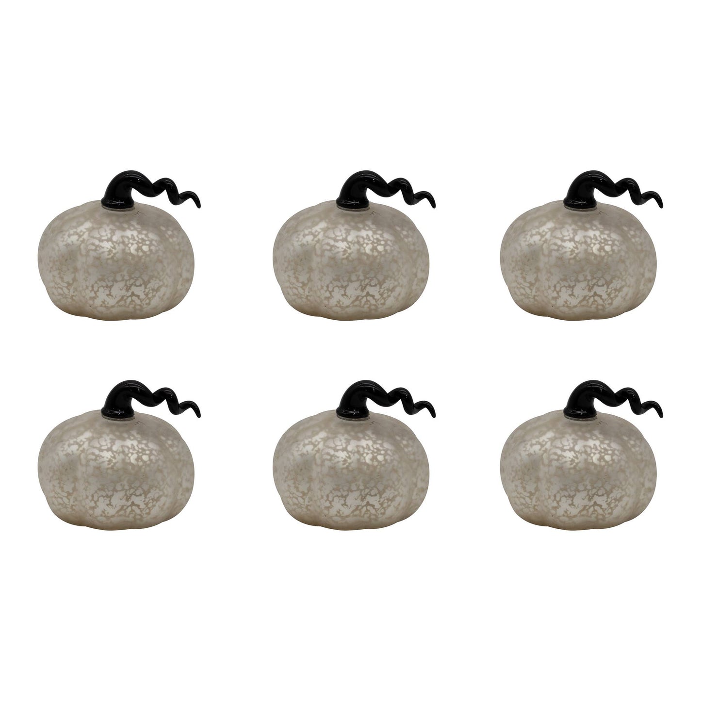 LED Mini Glass Pumpkins