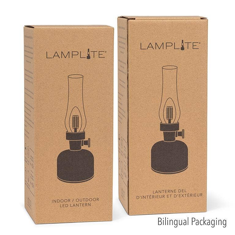 Lantern LED Lamp w/ Chimney