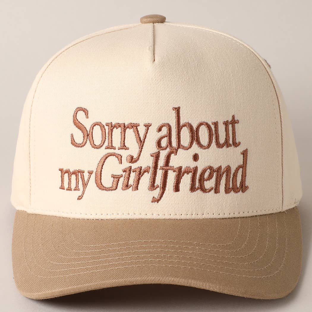 Sorry about my Girlfriend/Boyfriend Trucker Hat