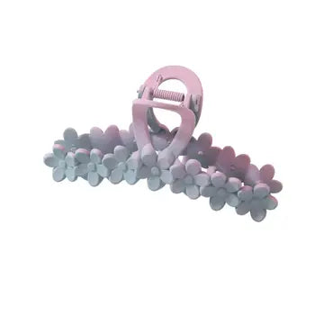 Gradient Flower Claw Clip