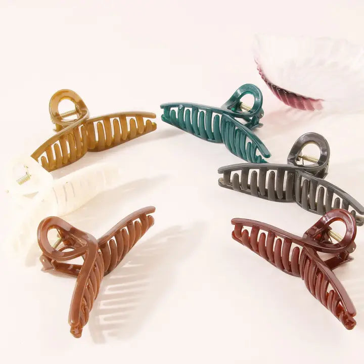 Twisted Hair Claw Clip