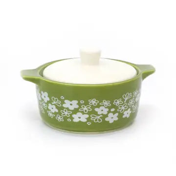 Pyrex-Inspired Casserole Ceramic Trinket Box