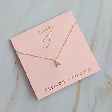 Understated Beauty Initial Necklaces