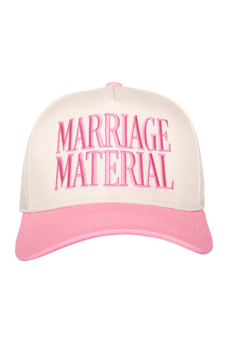 Marriage Material Two-Toned Trucker Hat