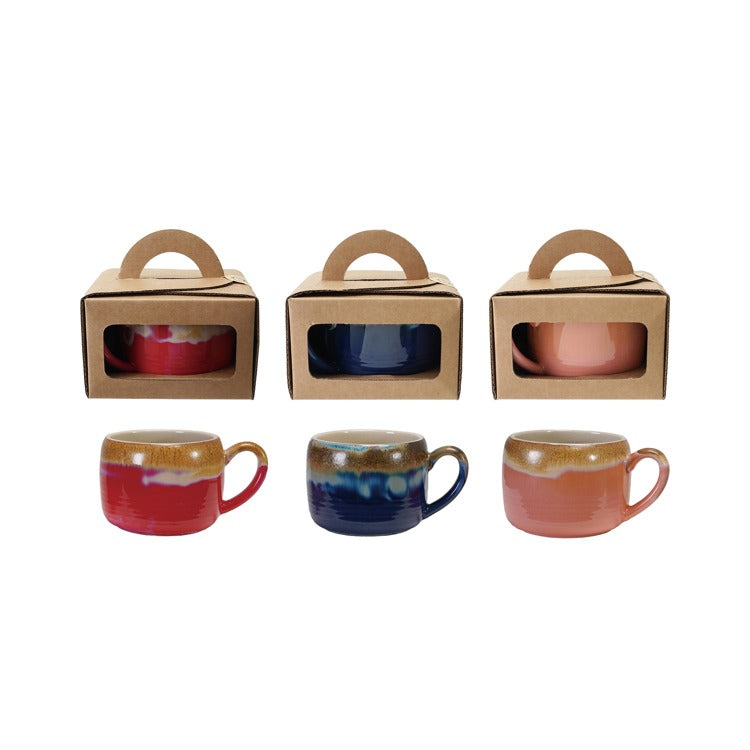 Colored Stoneware Mugs