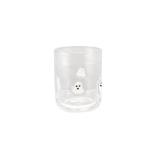 Embossed Ghost Drinking Glass