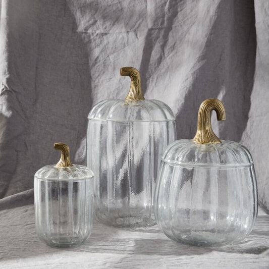 Glass Pumpkin Terrarium