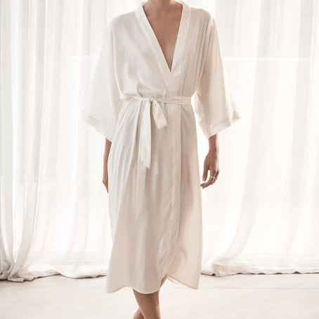 Florence + Henrietta Satin Robe