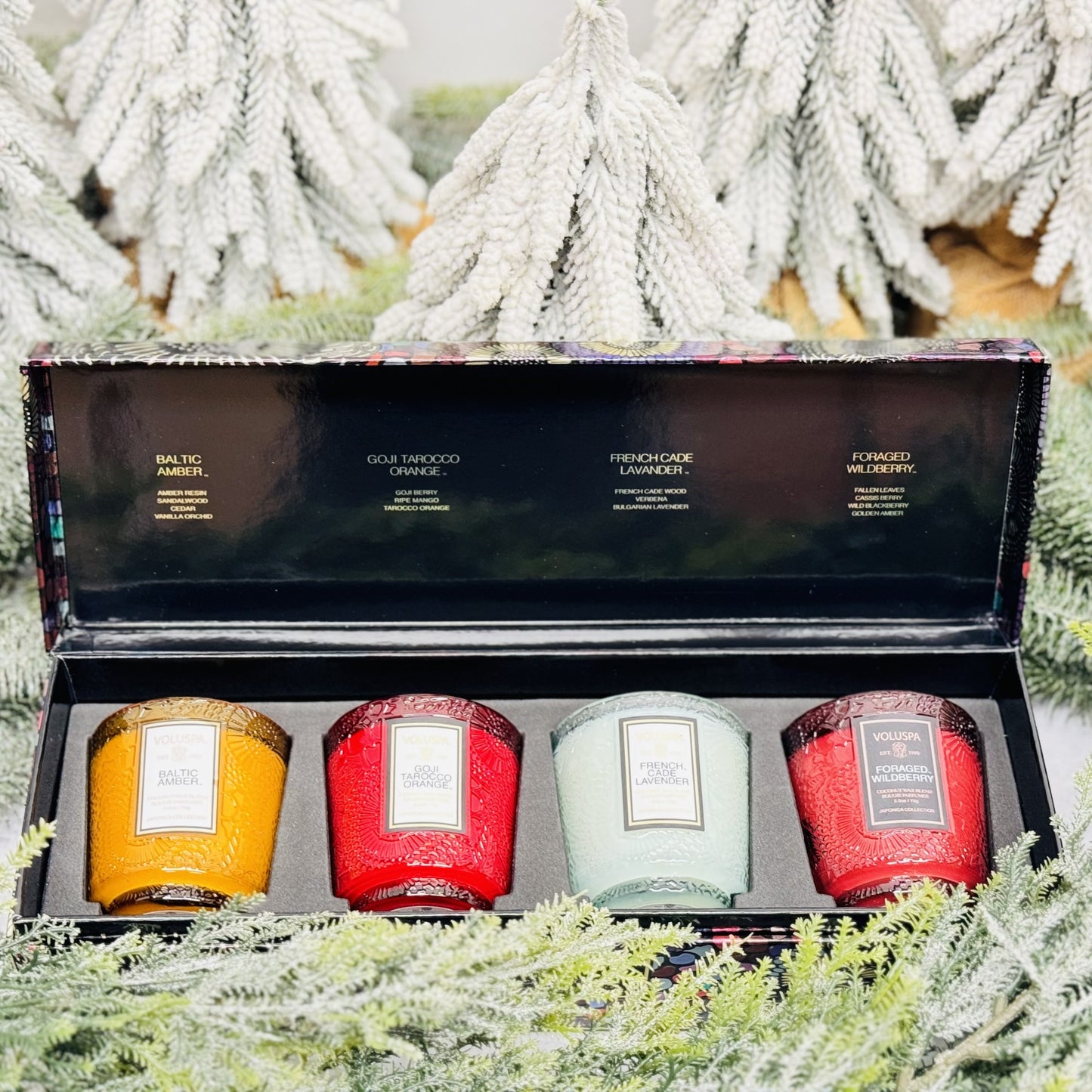 Voluspa Petite Pedestal Candle Gift Set