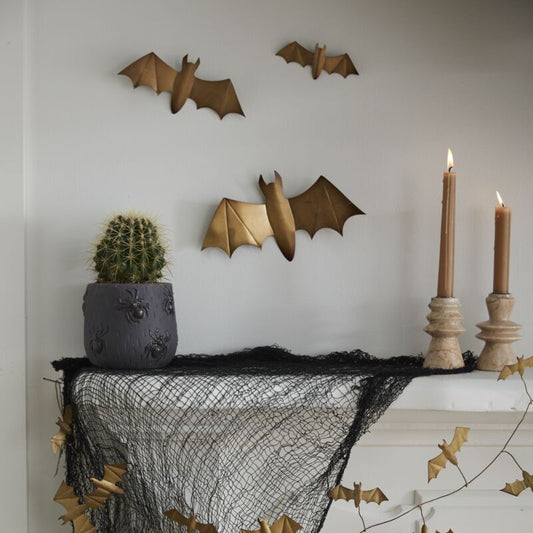 Gold Bat Wall Décor