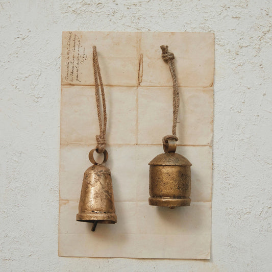 Antique Metal Bell Ornaments