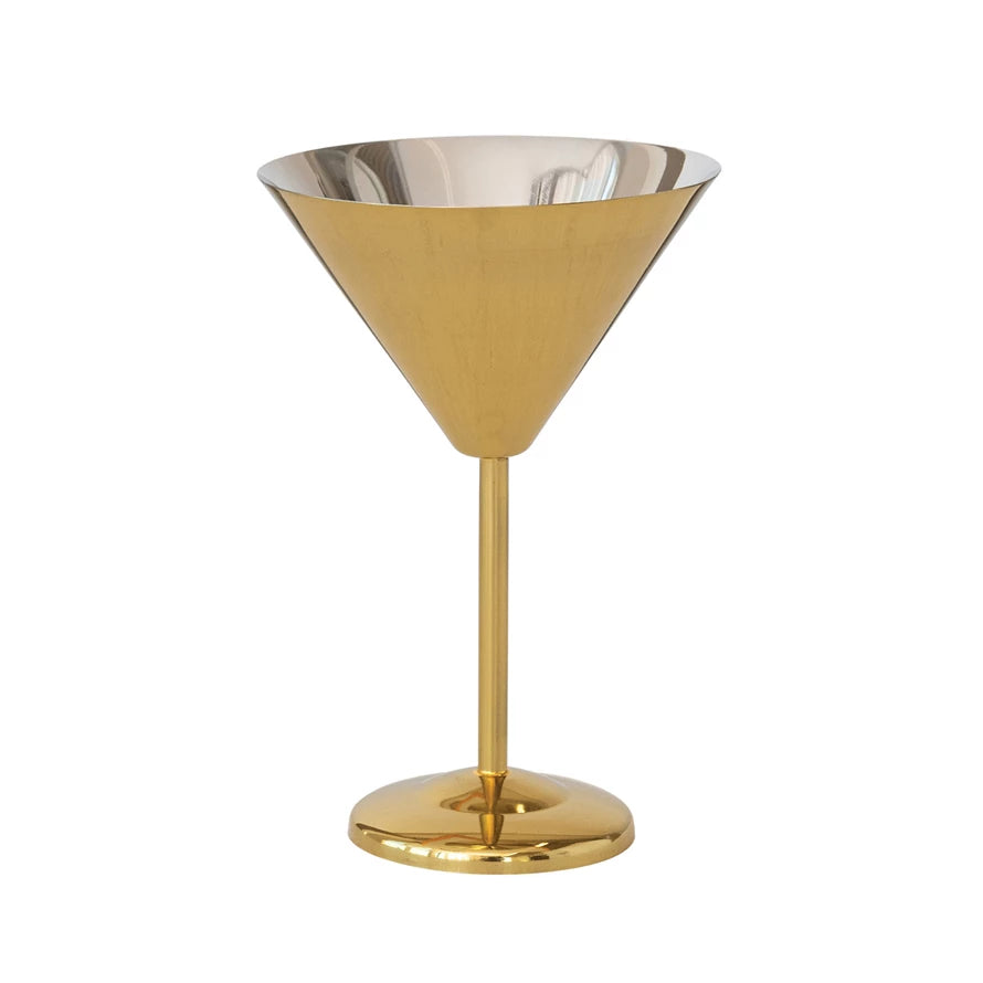 Stainless Steel Martini Glass
