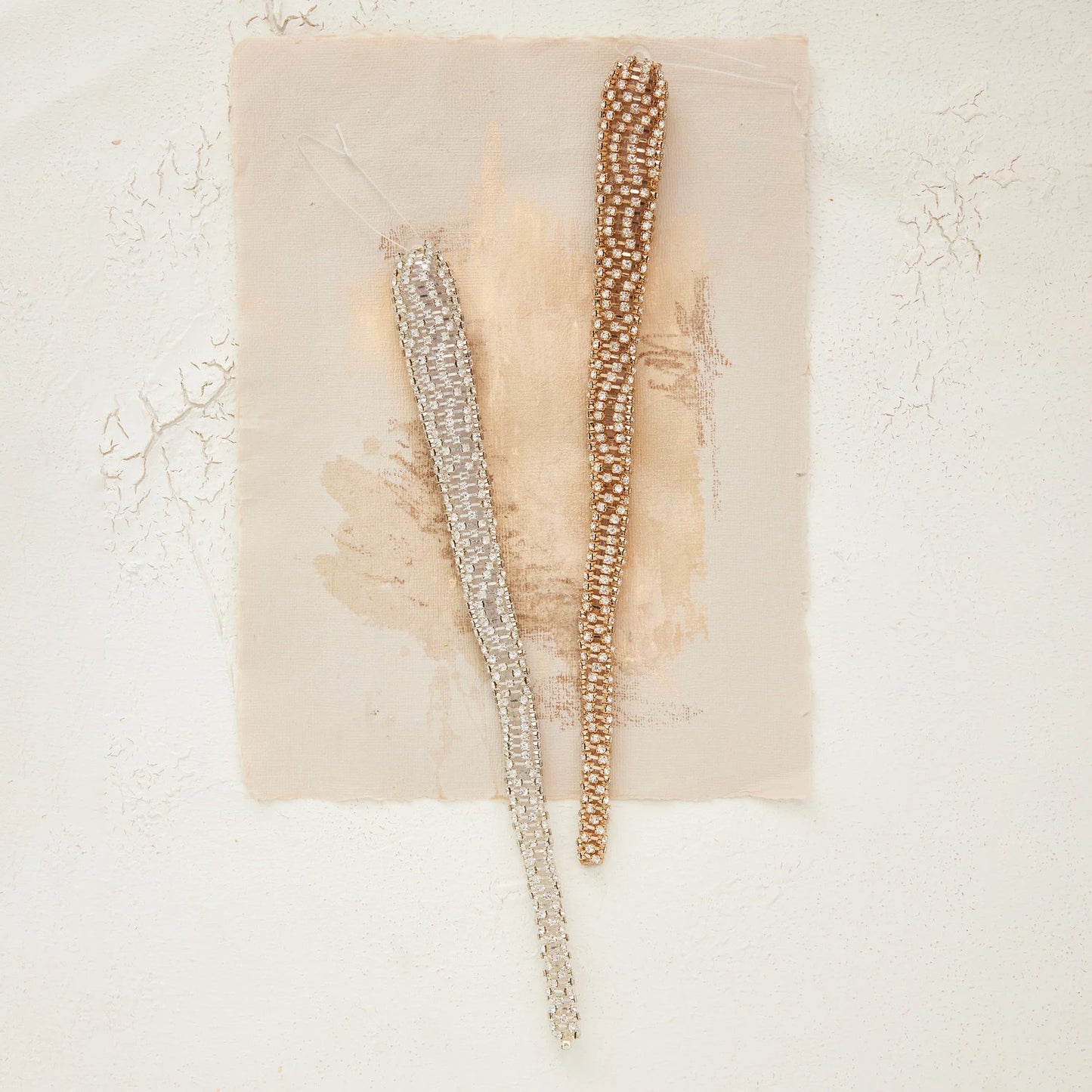 Metal Rhinestone Icicle Ornaments