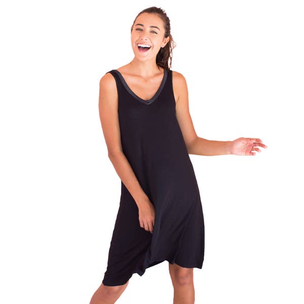 Bamboo V-Neck Nightshirt