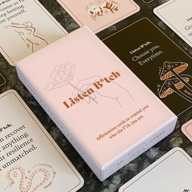 Listen Bitch Affirmation Cards