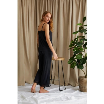 Bamboo Lace Cami & Cropped Pant Set