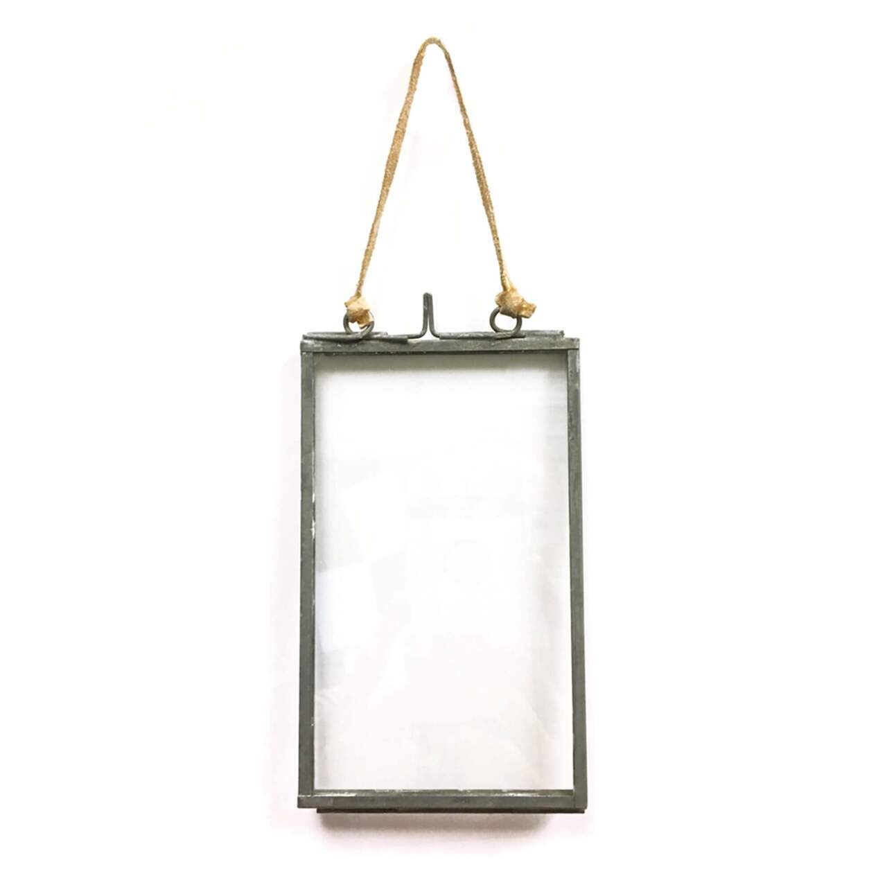Hanging Zinc Glass Frame