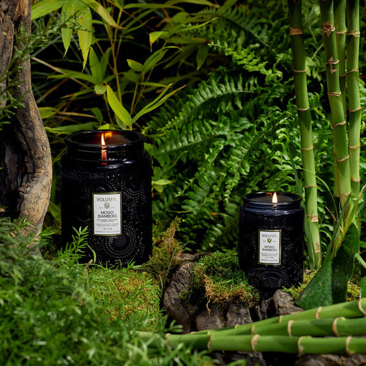 Moso Bamboo Jar Candles