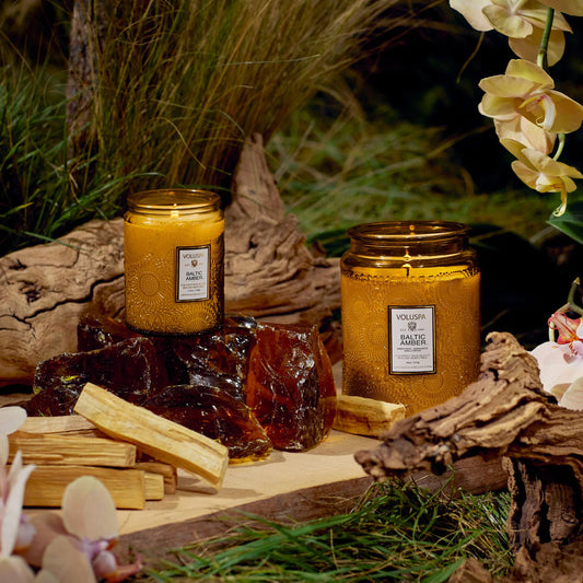 Baltic Amber Jar Candles