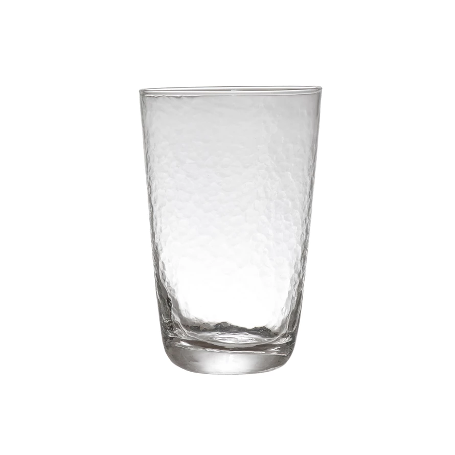 Textured Glass Drinkware