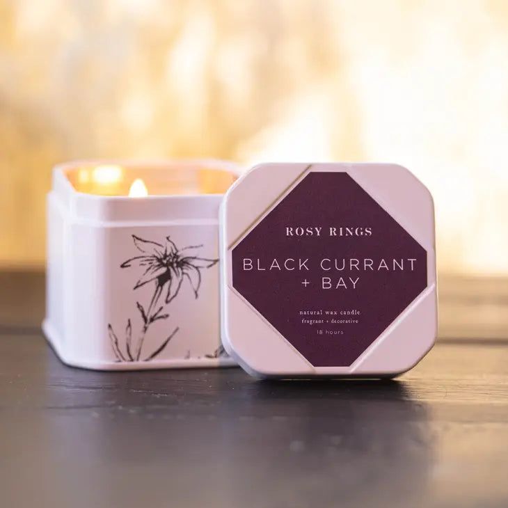 Travel Tin Botanical Candles