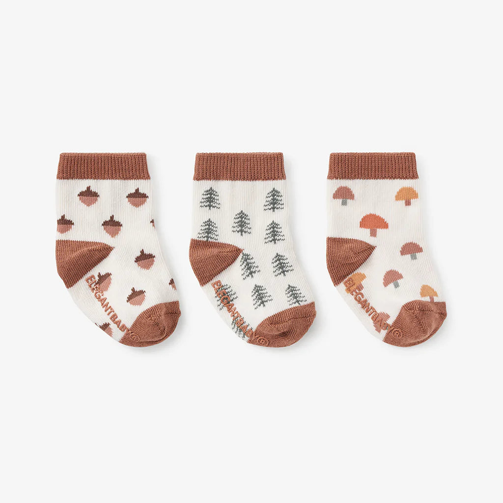 3 Pack Non-Slip Baby Socks