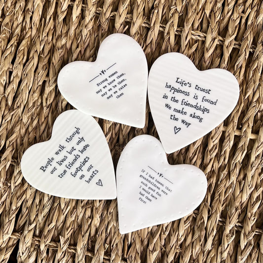 Sentiment Heart Coasters