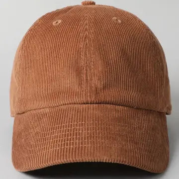 Corduroy Adjustable Baseball Cap